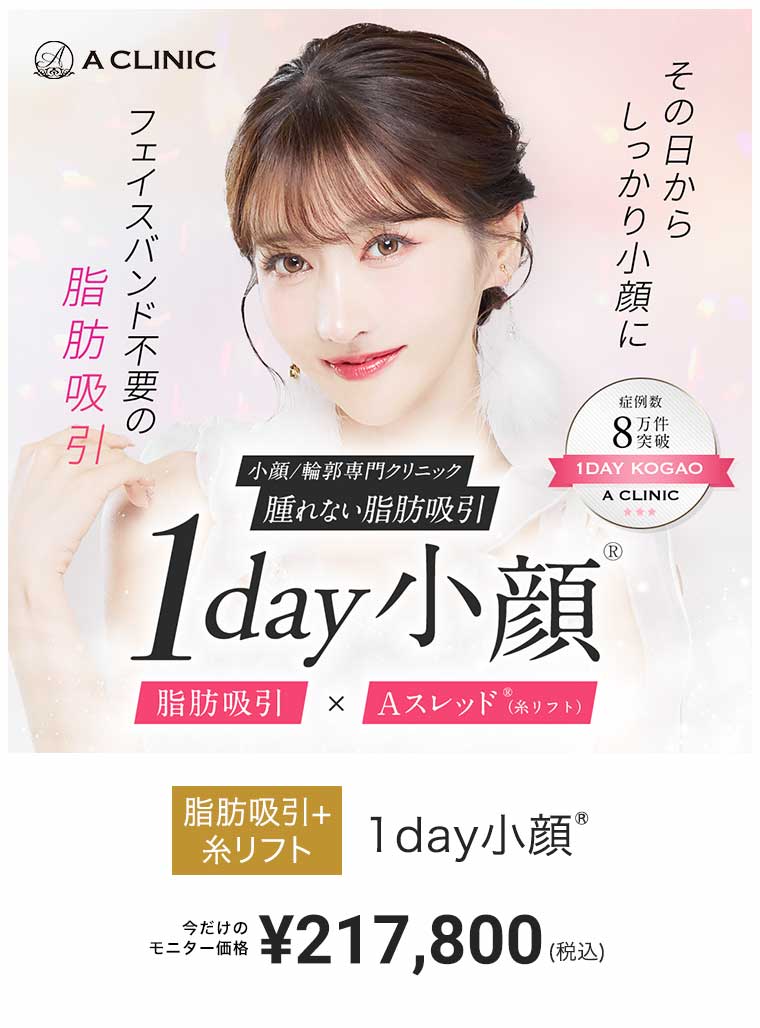 1day小顔®︎ 今だけのモニター価格 ¥217,800（税込）